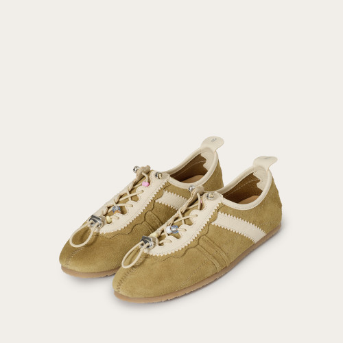 Gent Sneakers, wheat velvet | Balagan Studio