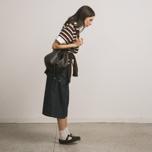 Achla Flats, dark chocolate velvet | Balagan Studio