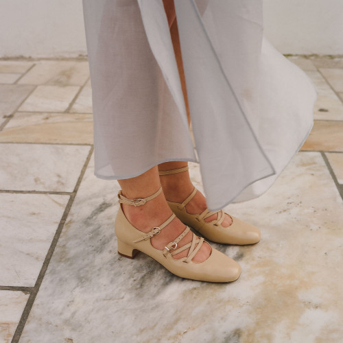 Alis Heels, beige | Balagan Studio