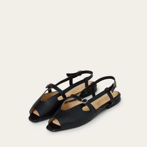 Athena Sandals, black | Balagan Studio