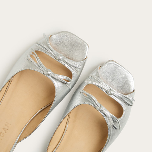 Trudy klapki, srebrny | Balagan Studio