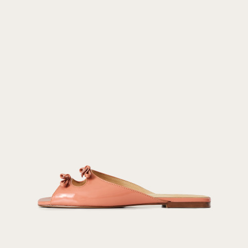 Trudy Slides, apricot gloss | Balagan Studio
