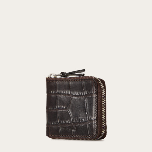 Kis Wallet, brown croco | Balagan Studio