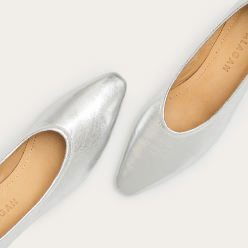 Basel Pumps, silver | Balagan Studio