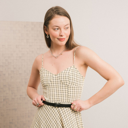 Thin belt without a buckle, black | Balagan Studio