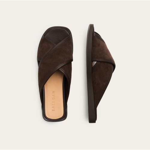 Axel Slides, dark chocolate velvet | Balagan Studio
