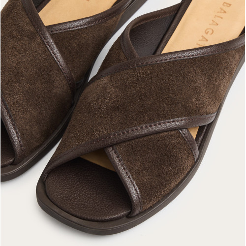 Axel Slides, dark chocolate velvet | Balagan Studio