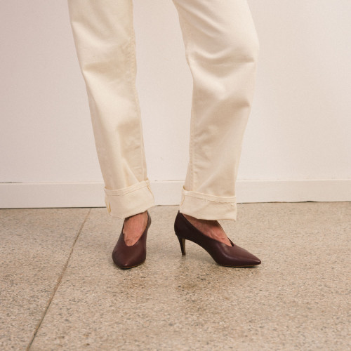 Schpitz Heels, claret | Balagan Studio