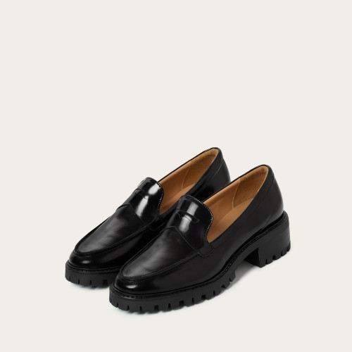 Zuzu Loafers, glossy black | Balagan Studio