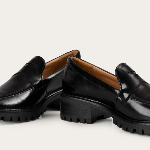 Zuzu Loafers, glossy black | Balagan Studio