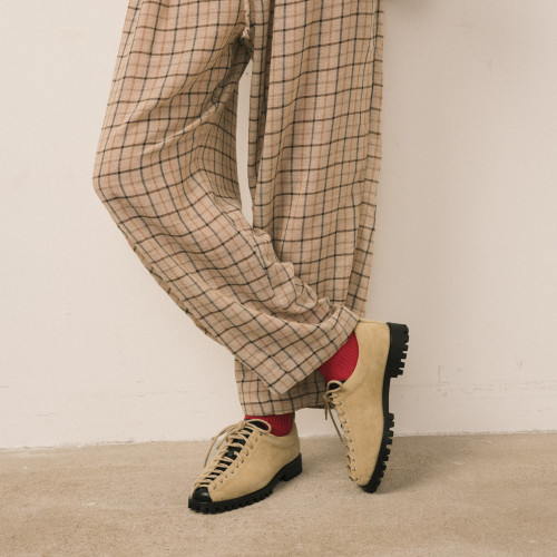 Riff Flats, sand velvet | Balagan Studio