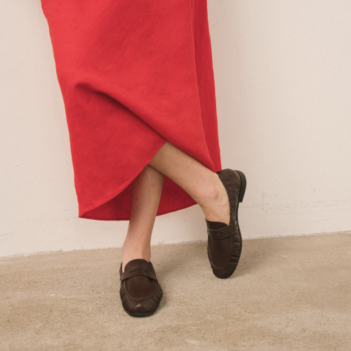 Claudia Loafers, deep brown | Balagan Studio