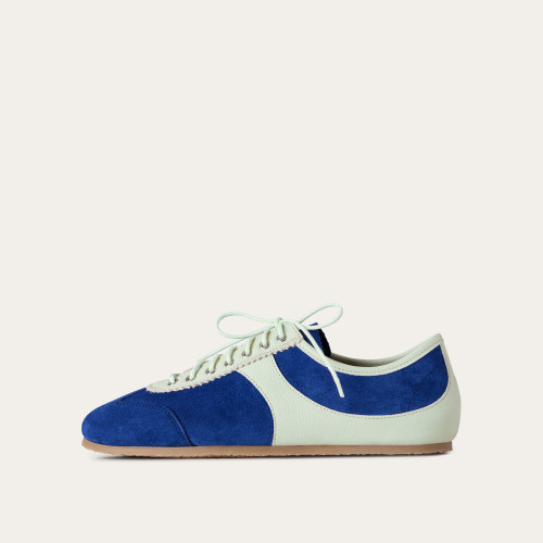 Milano sneakersy, chabrowy welur | Balagan Studio