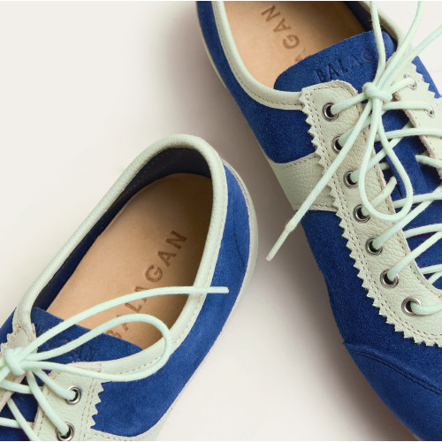 Milano Sneakers, cornflower velvet | Balagan Studio