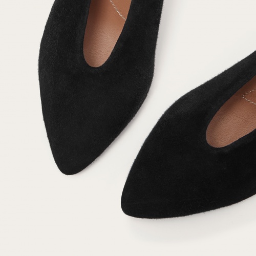 Schpitz Heels, black suede | Balagan Studio