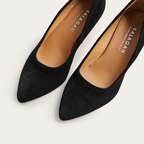 Sica Heels, black suede | Balagan Studio