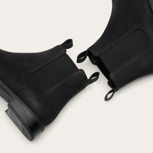 Negew Chelsea Boots, waxed black OUTLET | Balagan Studio