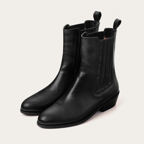 Ukaf botki, czarny OUTLET | Balagan Studio